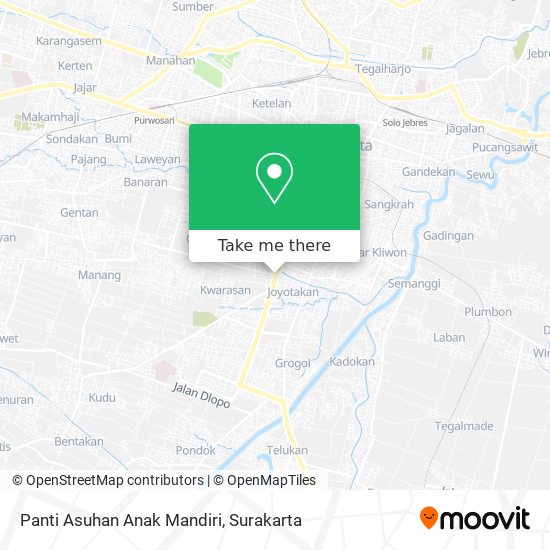Panti Asuhan Anak Mandiri map