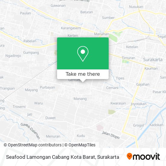 Seafood Lamongan Cabang Kota Barat map
