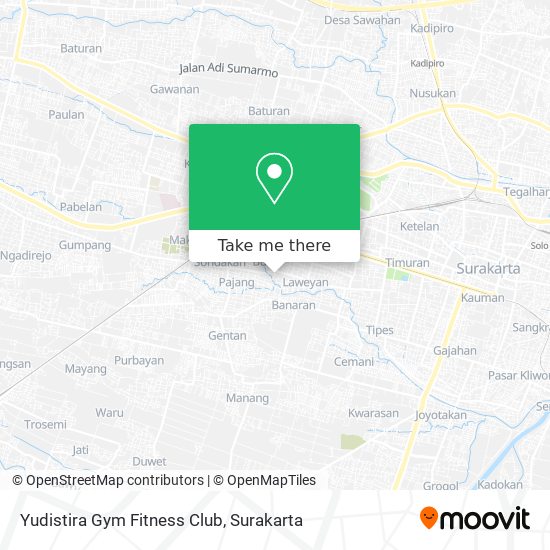 Yudistira Gym Fitness Club map