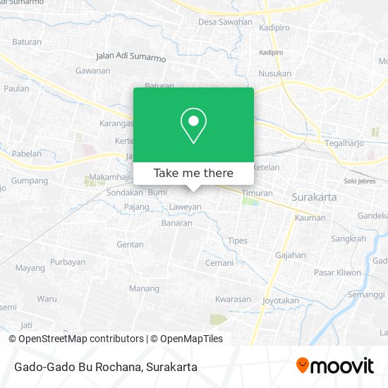 Gado-Gado Bu Rochana map