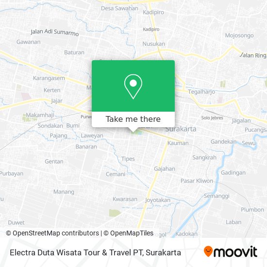 Electra Duta Wisata Tour & Travel PT map
