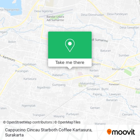 Cappucino Cincau Starboth Coffee Kartasura map