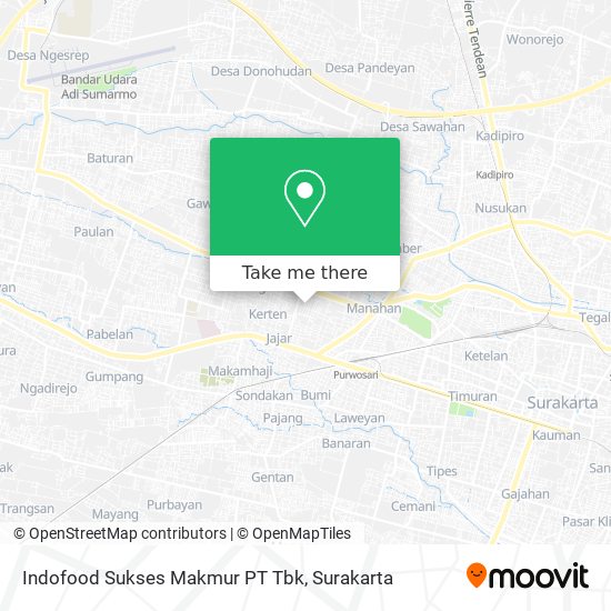 Indofood Sukses Makmur PT Tbk map
