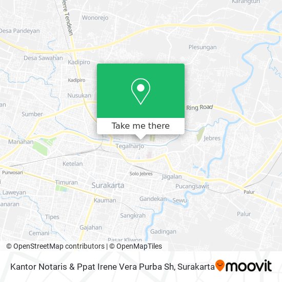 Kantor Notaris & Ppat Irene Vera Purba Sh map