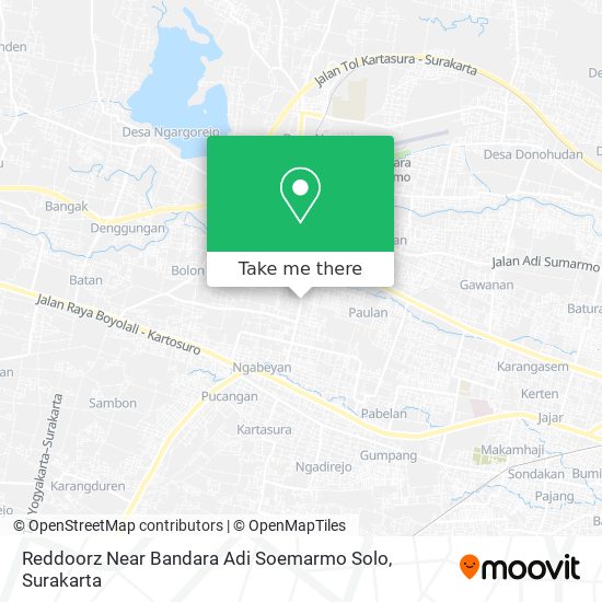 Reddoorz Near Bandara Adi Soemarmo Solo map