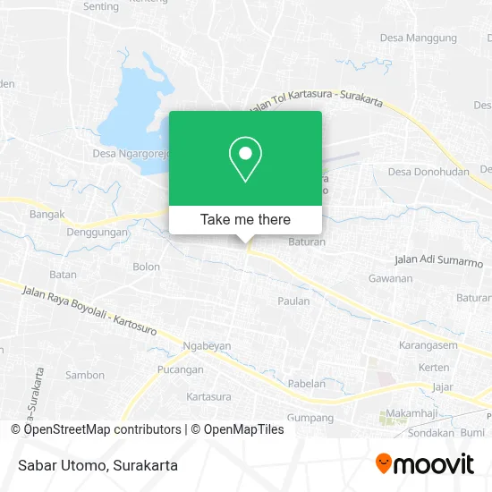 Sabar Utomo map
