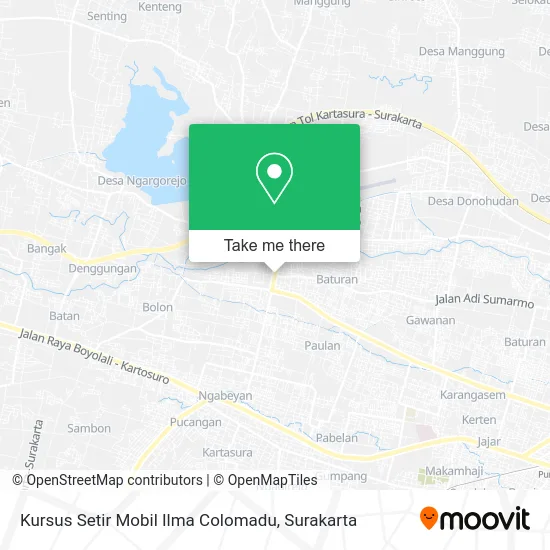 Kursus Setir Mobil Ilma Colomadu map