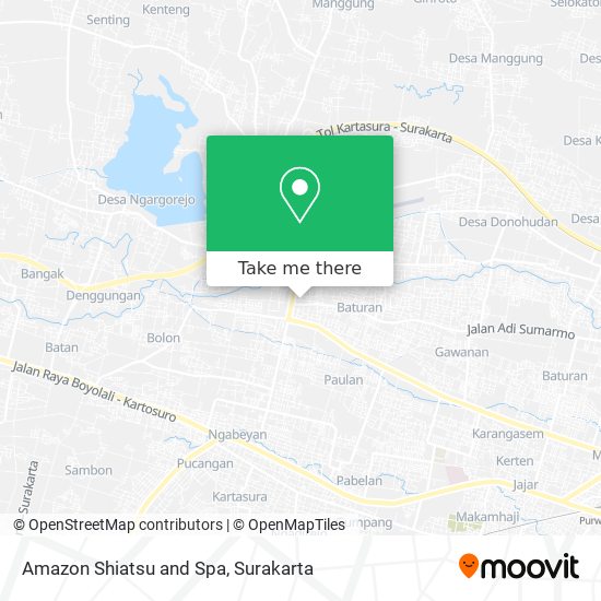 Amazon Shiatsu and Spa map