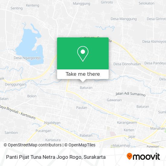 Panti Pijat Tuna Netra Jogo Rogo map