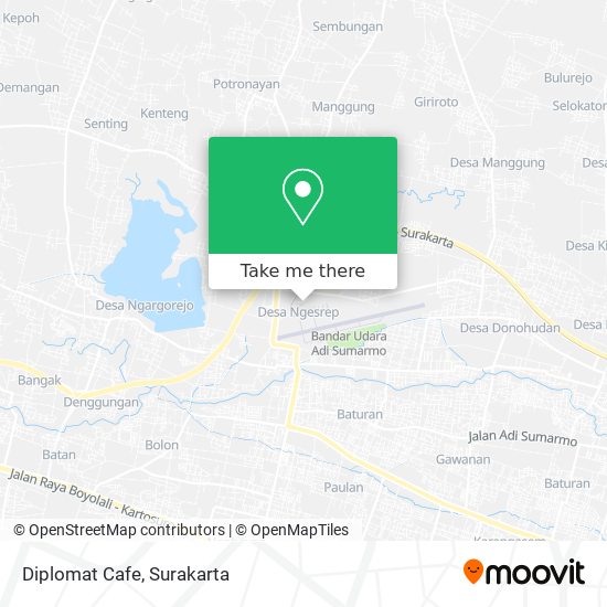 Diplomat Cafe map