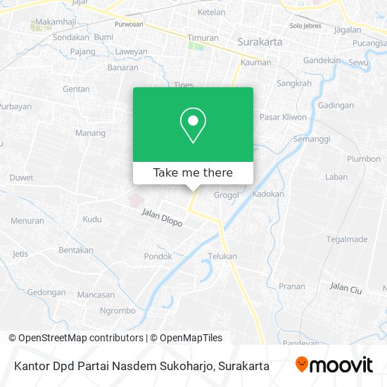 Kantor Dpd Partai Nasdem Sukoharjo map