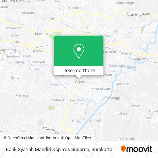 Bank Syariah Mandiri Kcp Yos Sudarso map
