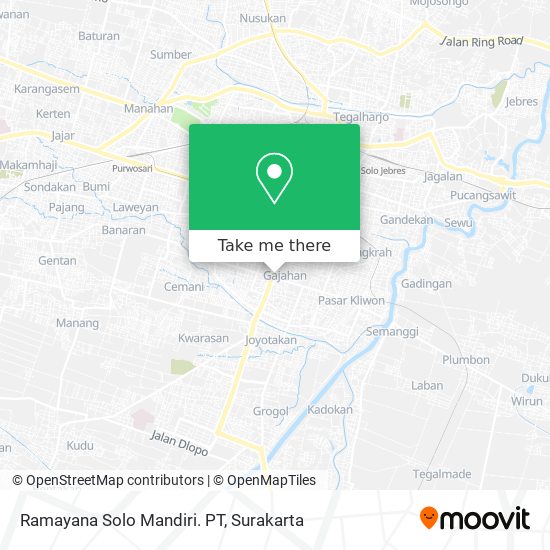 Ramayana Solo Mandiri. PT map