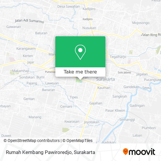 Rumah Kembang Pawiroredjo map