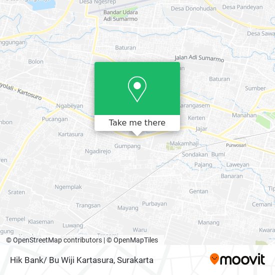 Hik Bank/ Bu Wiji Kartasura map