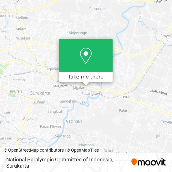 National Paralympic Committee of Indonesia map