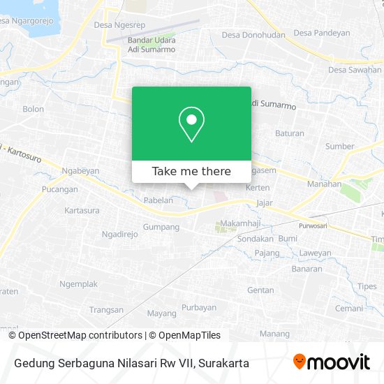 Gedung Serbaguna Nilasari Rw VII map