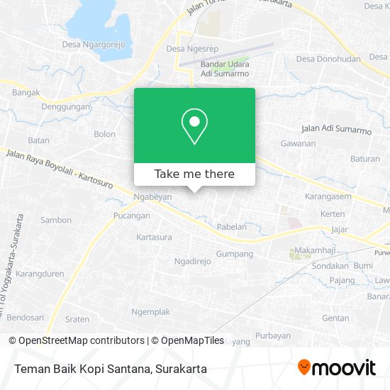 Teman Baik Kopi Santana map