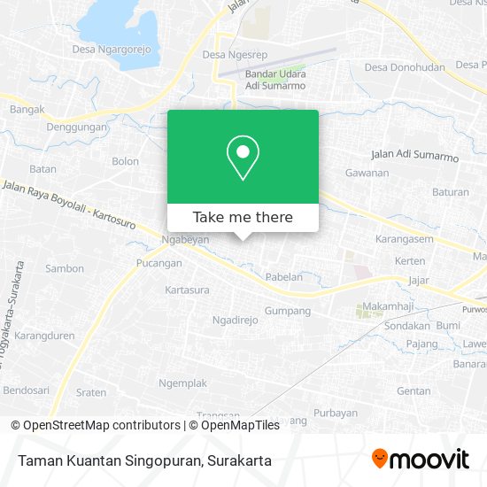 Taman Kuantan Singopuran map