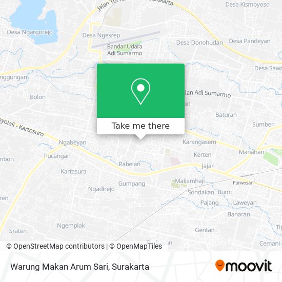 Warung Makan Arum Sari map