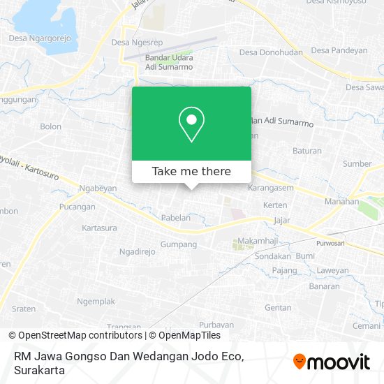 RM Jawa Gongso Dan Wedangan Jodo Eco map