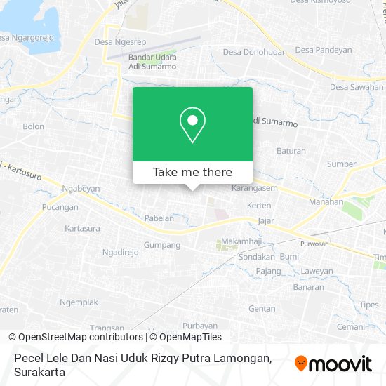 Pecel Lele Dan Nasi Uduk Rizqy Putra Lamongan map