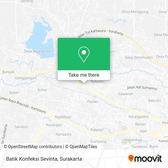 Batik Konfeksi Sevinta map
