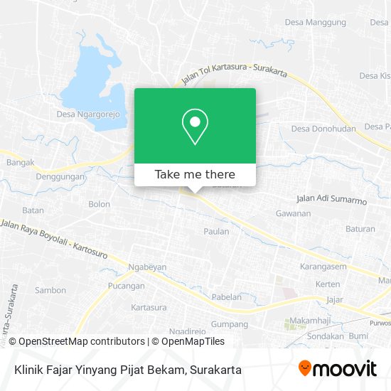 Klinik Fajar Yinyang Pijat Bekam map