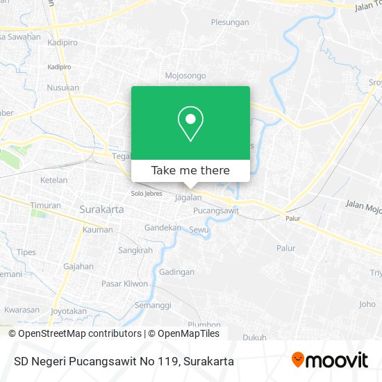 SD Negeri Pucangsawit No 119 map