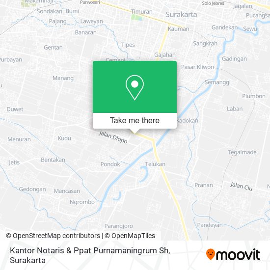 Kantor Notaris & Ppat Purnamaningrum Sh map