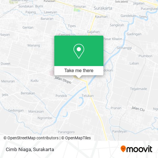 Cimb Niaga map