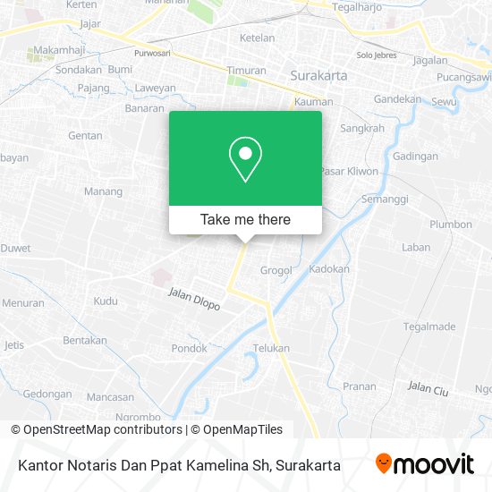 Kantor Notaris Dan Ppat Kamelina Sh map