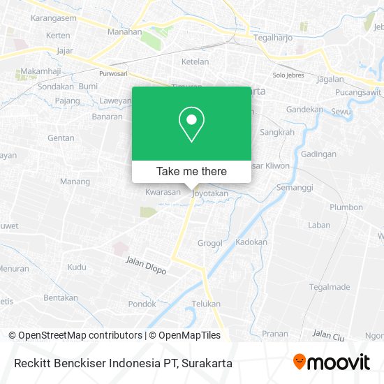 Reckitt Benckiser Indonesia PT map