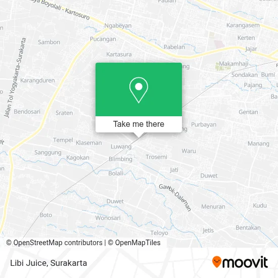 Libi Juice map