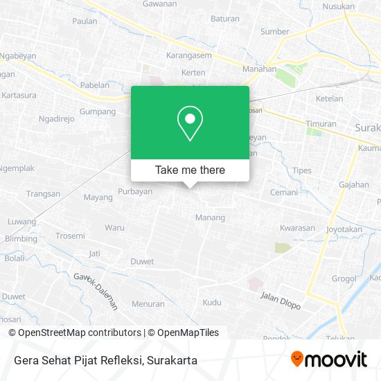Gera Sehat Pijat Refleksi map