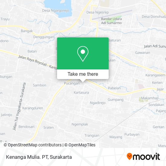 Kenanga Mulia. PT map