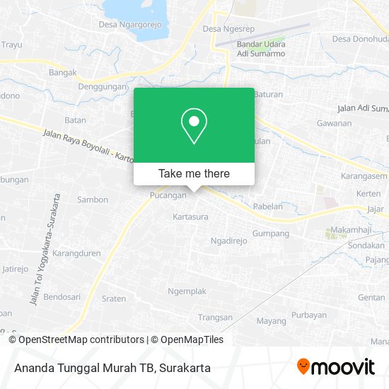 Ananda Tunggal Murah TB map