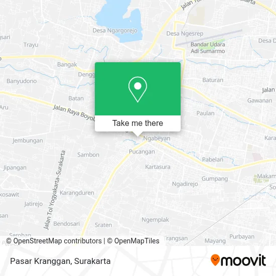 Pasar Kranggan map