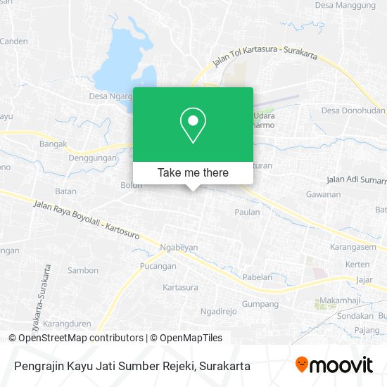 Pengrajin Kayu Jati Sumber Rejeki map