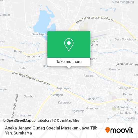 Aneka Jenang Gudeg Special Masakan Jawa Tjik Yan map