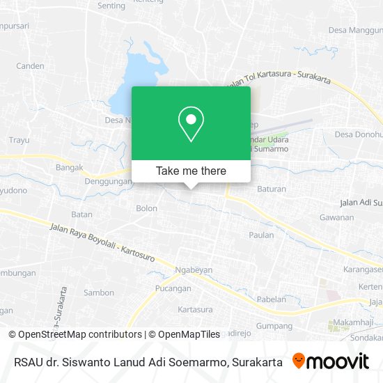 RSAU dr. Siswanto Lanud Adi Soemarmo map