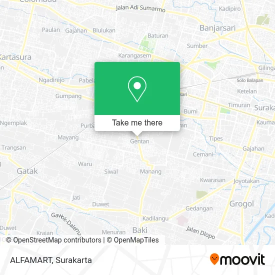 ALFAMART map