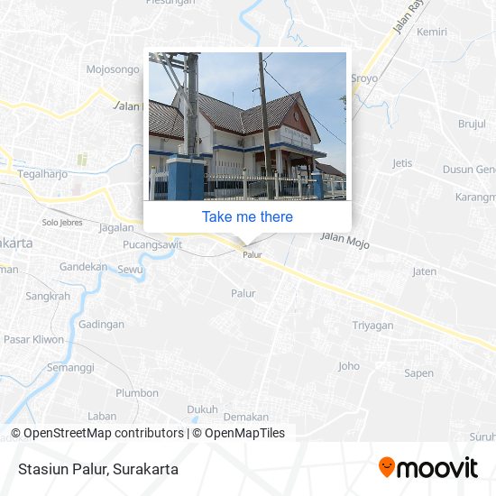 Stasiun Palur map