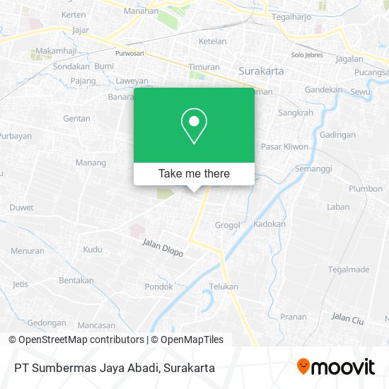PT Sumbermas Jaya Abadi map