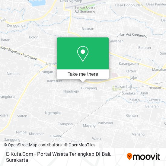 E-Kuta.Com - Portal Wisata Terlengkap DI Bali map