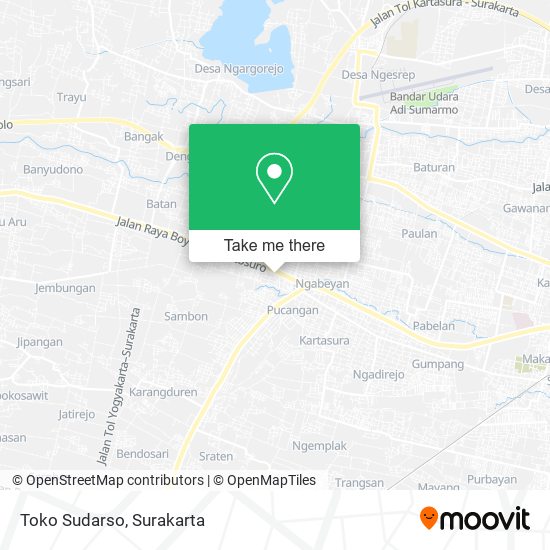 Toko Sudarso map