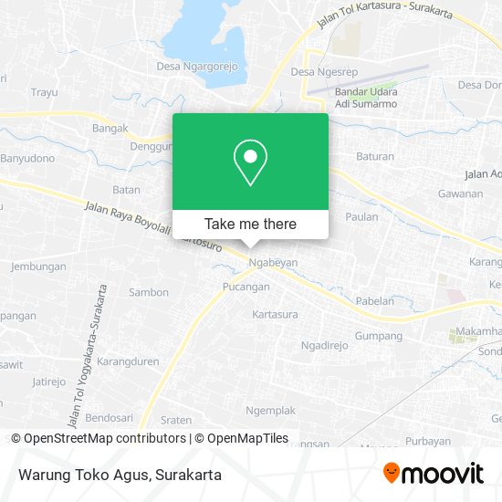 Warung Toko Agus map