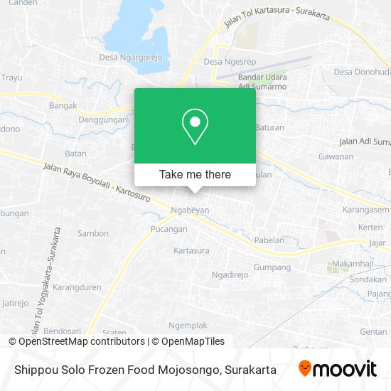 Shippou Solo Frozen Food Mojosongo map