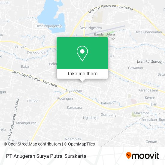 PT Anugerah Surya Putra map