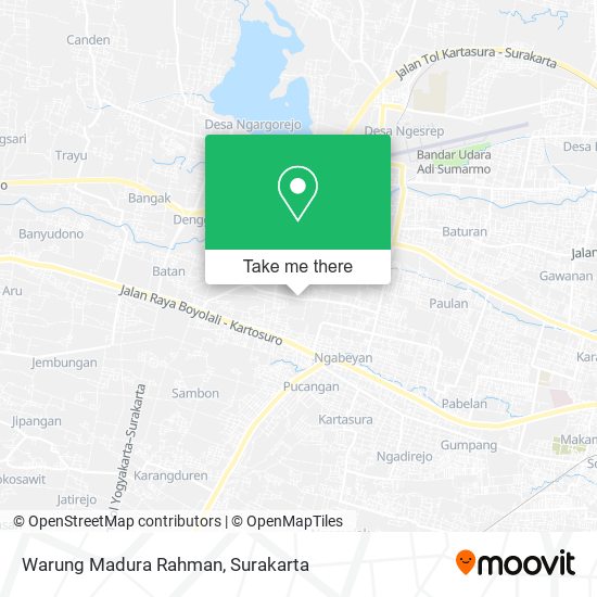 Warung Madura Rahman map